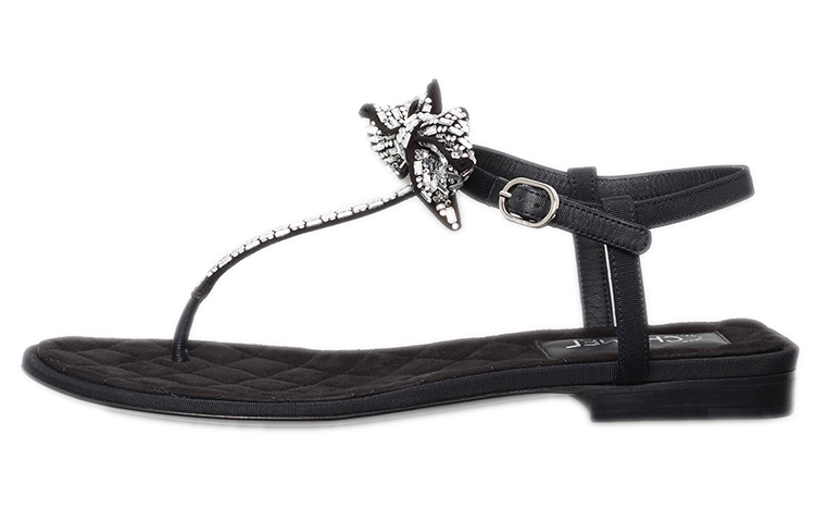 CHANEL Stylish Sandal Women's Black