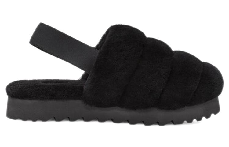 UGG Super Fluff Slipper Black Women's купить в интернет-магазине Yoocart с быстрой доставкой по России.
