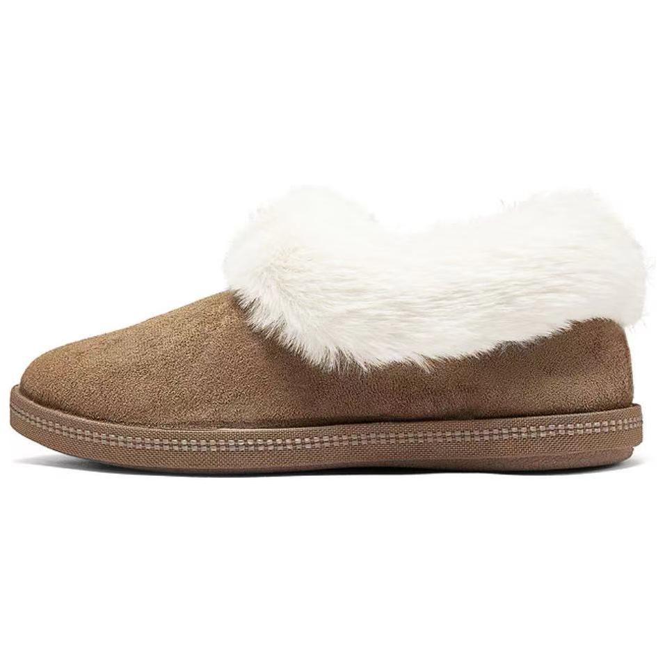 Skechers Cozy Warm Slip-Resistant Ankle-Length Snow Boots Women's Chestnut