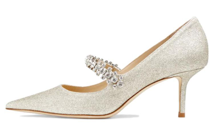 Jimmy Choo Bing 65mm Glitter-effect Pumps