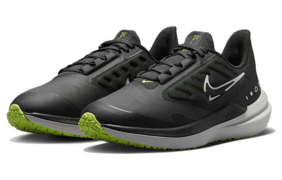 Nike Air Zoom Winflo 9 Shield 'Black White Volt' Women's купить в интернет-магазине Yoocart с быстрой доставкой по России.