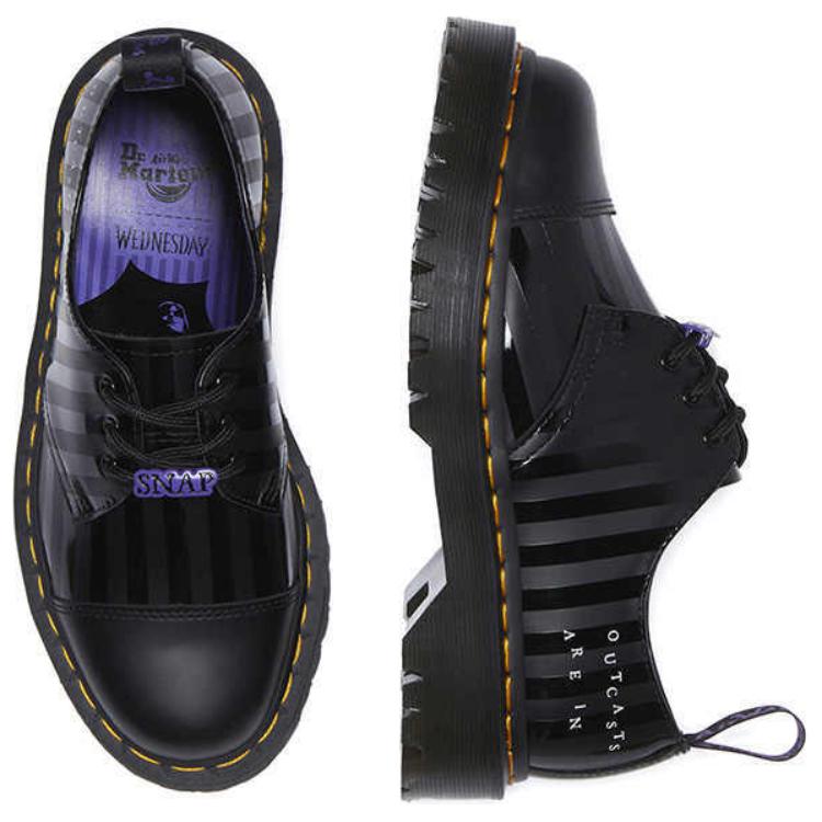 Wednesday x Dr.Martens 1461 Be Low-Top Casual Shoes Unisex Black