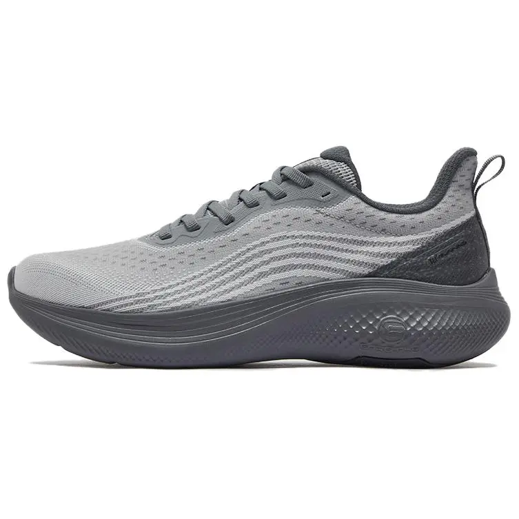 361° Abrasion Resistant Breathable Low Top Casual Running Shoes Men's Gray