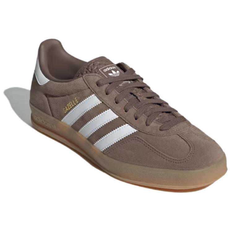 Adidas Gazelle Indoor Earth Strata White Gold Metallic