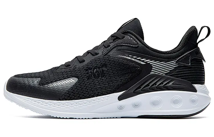 361° Rain Screen Rain Screen Technology Low top Running Shoes Men's Black White Head Text D Collaboration