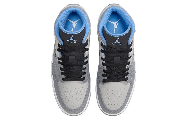 JORDAN 1 Mid Crater Grey University Blue