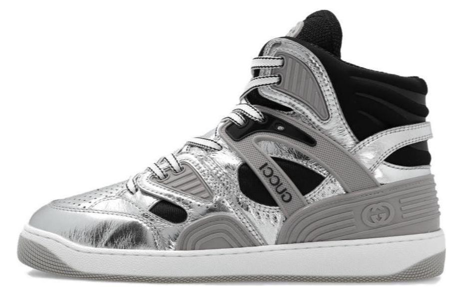 GUCCI Basket High 'Silver Black'