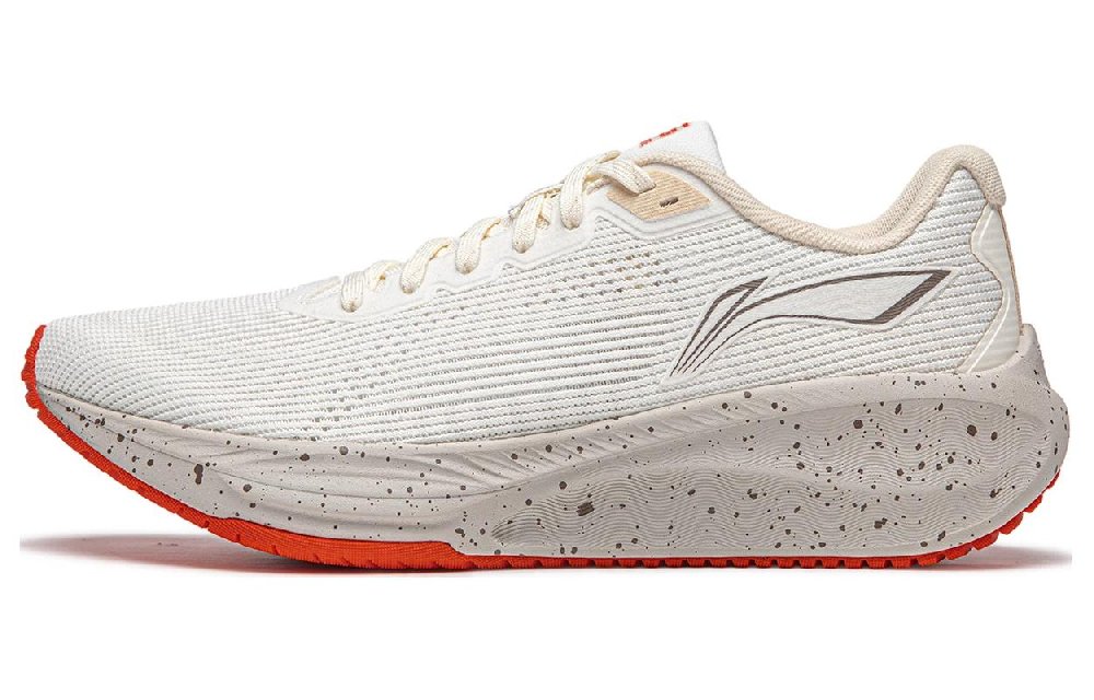 LiNing Wuyue 2.0 Shock Absorbers Slip Resistant Abrasion Resistant Breathable Low top Casual Running Shoes Men's White