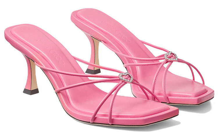 Jimmy Choo Indiya Slide Slippers Women's Pink