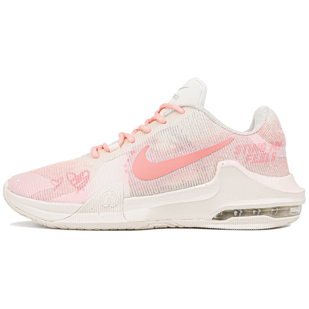 Nike Air Max 1 Anti-Slip Wear-Resistant Low-Top Basketball Shoes Men's Beige Pink