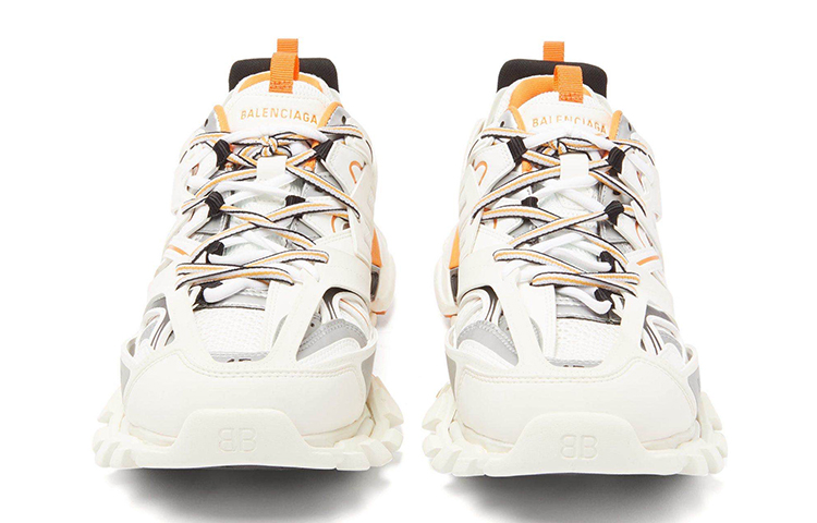 Balenciaga Track Led Low Top Athletic Shoes Men's White Orange купить в интернет-магазине Yoocart с быстрой доставкой по России.