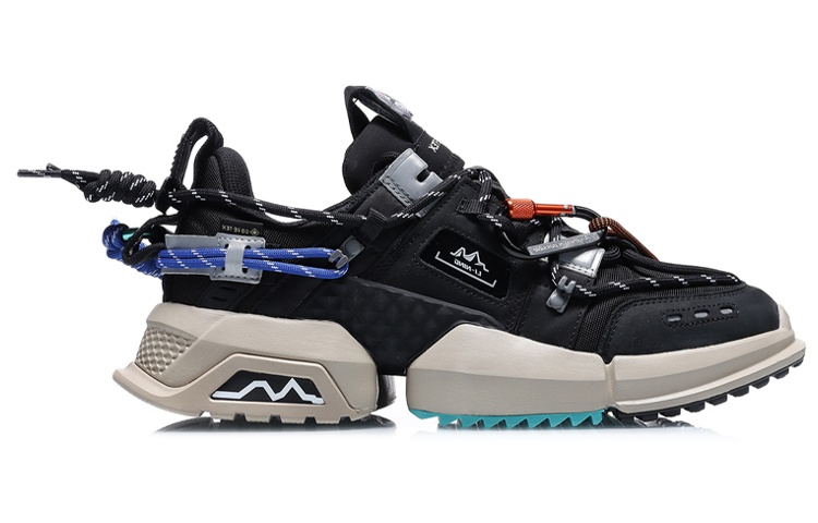 LiNing GTX Cushioning, Slip Resistant, Abrasion Resistant, Breathable, Support Low top Casual Shoes Men's Black Silver купить в интернет-магазине Yoocart с быстрой доставкой по России.