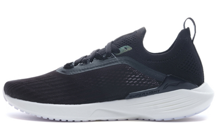 LiNing Super Light 17 Lightweight Cushioning Anti-Slip And Wear-Resistant Low-Top Running Shoes Women's Black White