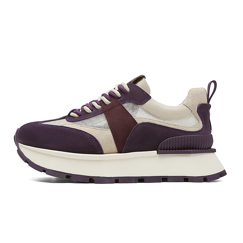 JEEP SPIRIT Anti Slip And Wear Resistant Height Increasing Low Top Casual Shoes Women's