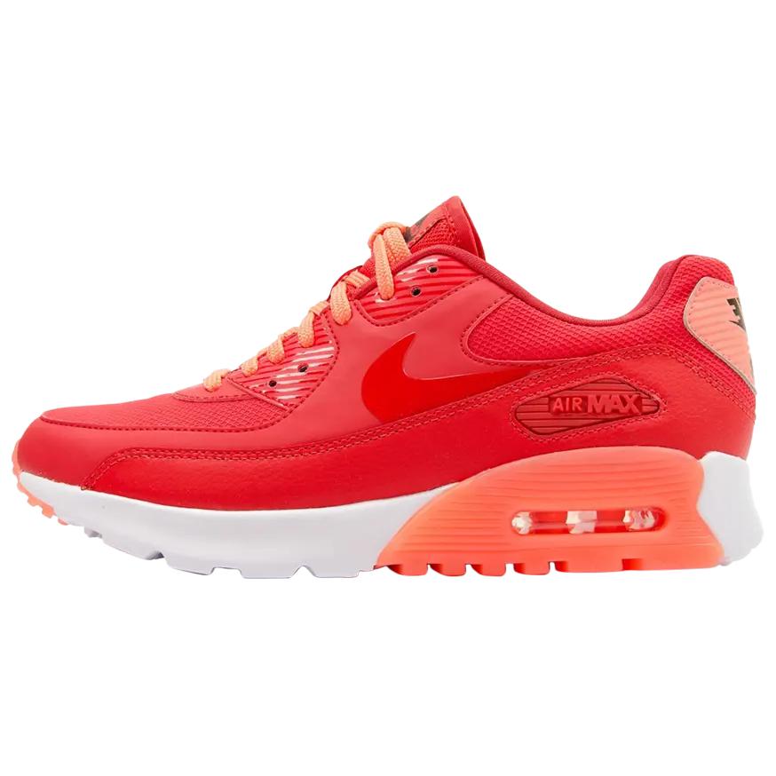 Nike Air Max 90 Abrasion Resistant Low top Training Running Shoes Women's Red