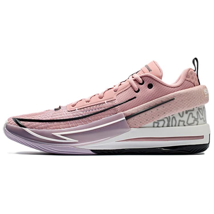 Anta Fengmang 1 Low-Top Basketball Shoes Men's Pink