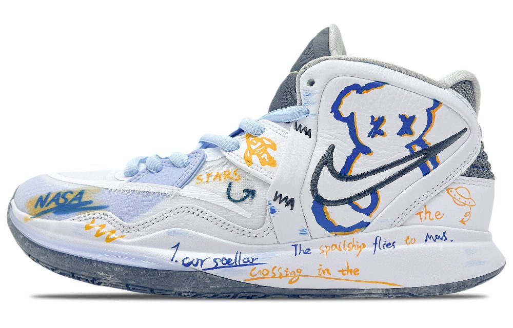 Nike Kyrie 8 Infinity Basketball Shoes Unisex Mid-Top Blue