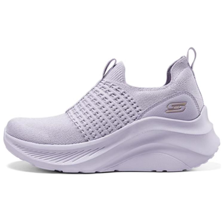 Skechers Cushioned Slip-Resistant Low-Top Casual Shoes Women's Purple