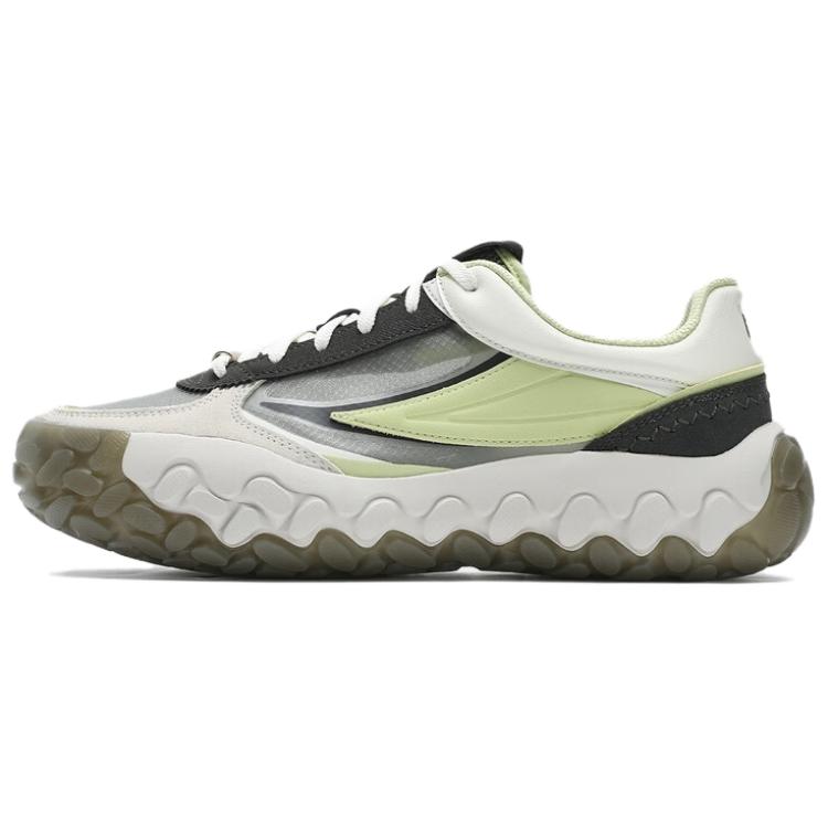 FILA Gara Low Top Casual City Commute Running Shoes Men's Green Gray