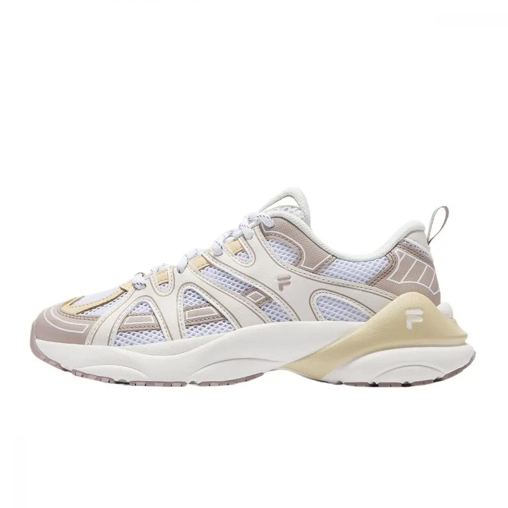 FILA FUSION PATH Trajectory Shoes Abrasion Resistant Low Top Casual Shoes Women's White Brown