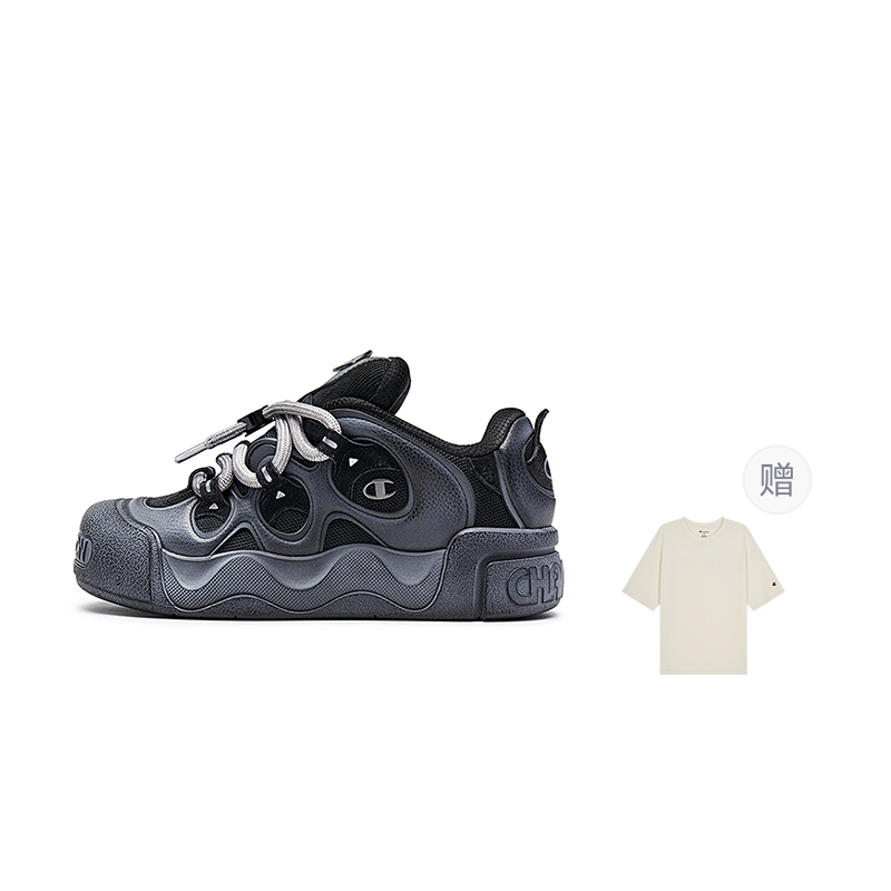 Champion Low-Top Skateboard Shoes Men's Black
