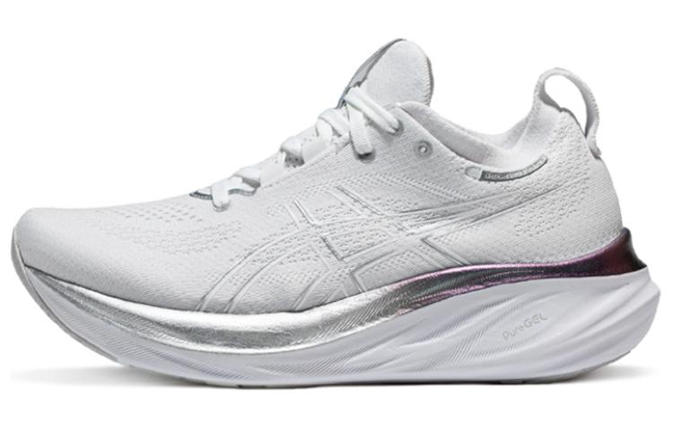 Asics Gel Nimbus 26 Platinum Real White Pure Silver Women's