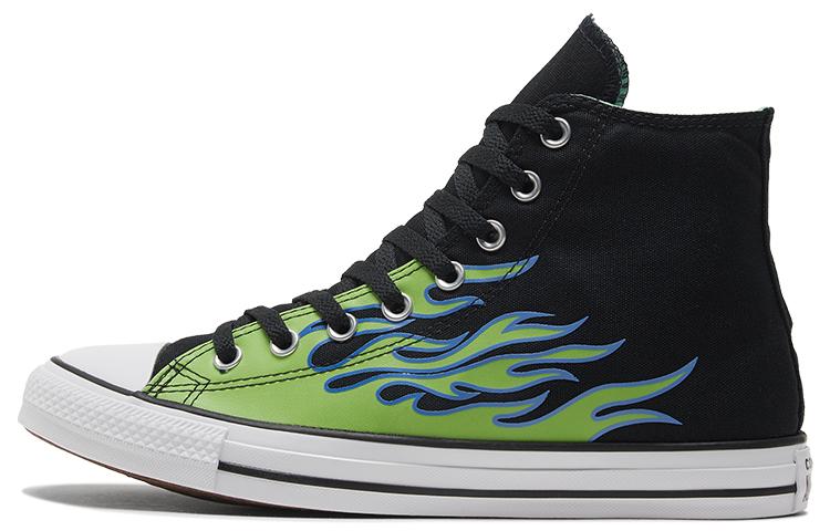 Converse Chuck Taylor All Star 'Black Green Flame'
