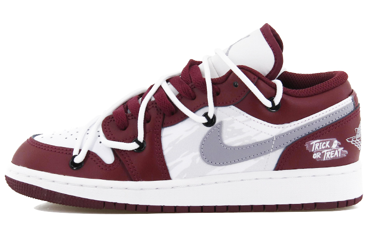 Jordan Air Jordan 1 Low Vintage Basketball Shoes GS White Red
