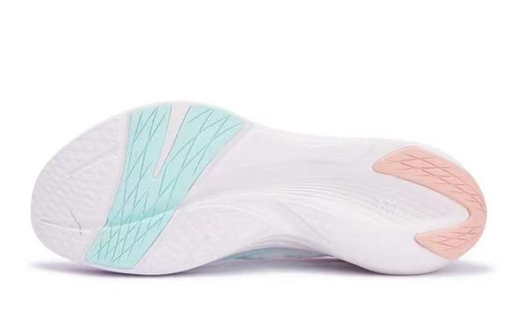 361° FlyFish 2 Cushioning Waterproof Low Top Running Shoes Women's White Blue