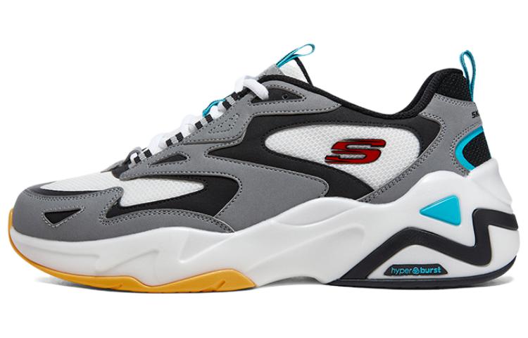 Skechers D'Lites Hyper Burst Sneakers 'Grey White Multi' Women's