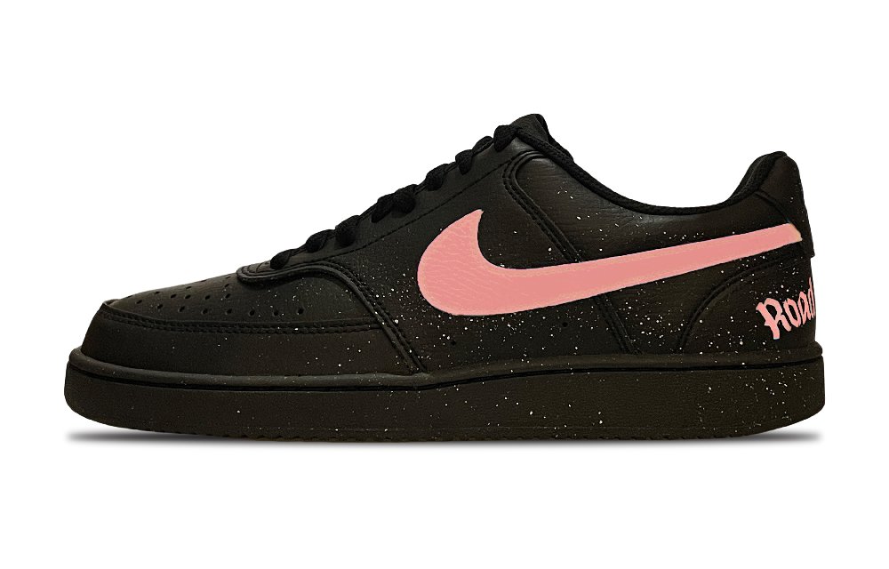 Nike Court Vision Low Anti-Slip Wear-Resistant Low-Top Skateboard Shoes Unisex Black