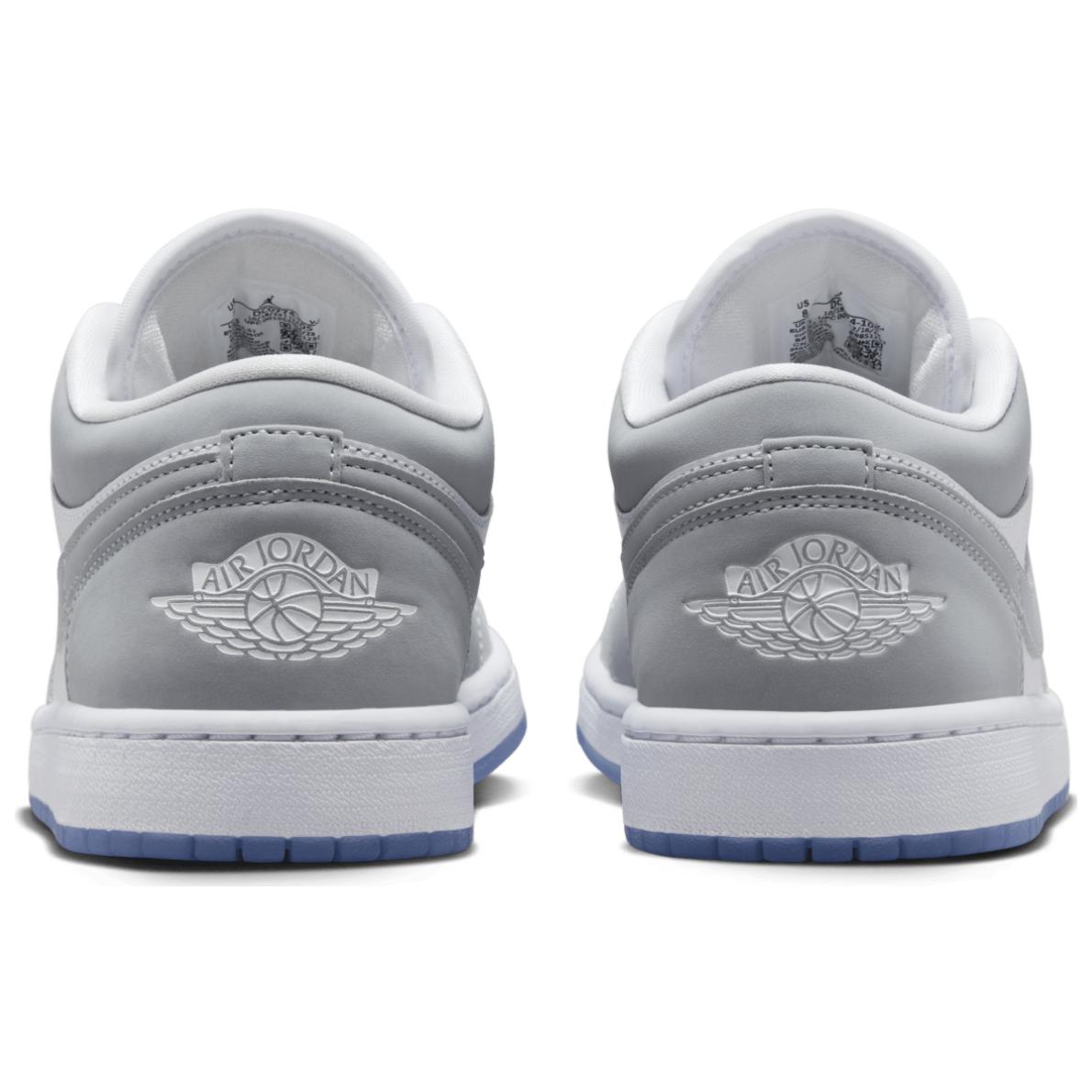Jordan Air Jordan 1 Slip Resistant Abrasion Resistant Low top Vintage Basketball Shoes Unisex White Gray купить в интернет-магазине Yoocart с быстрой доставкой по России.