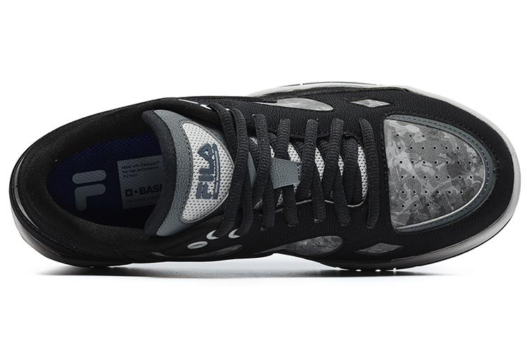 White Mountaineering x FILA FUSION T88 Low Top Skateboard Shoes Men's Contour Gray