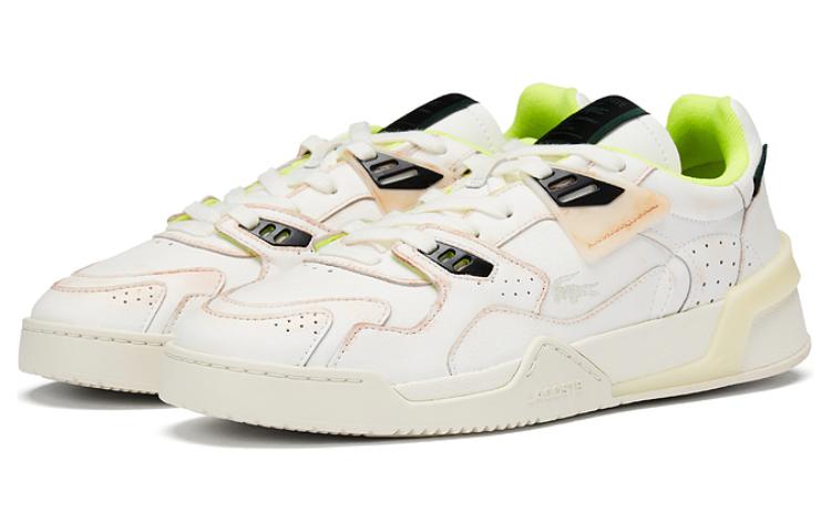 LACOSTE LT 125 Low-Top Skateboard Shoes Men's Ecru Yellow купить в интернет-магазине Yoocart с быстрой доставкой по России.