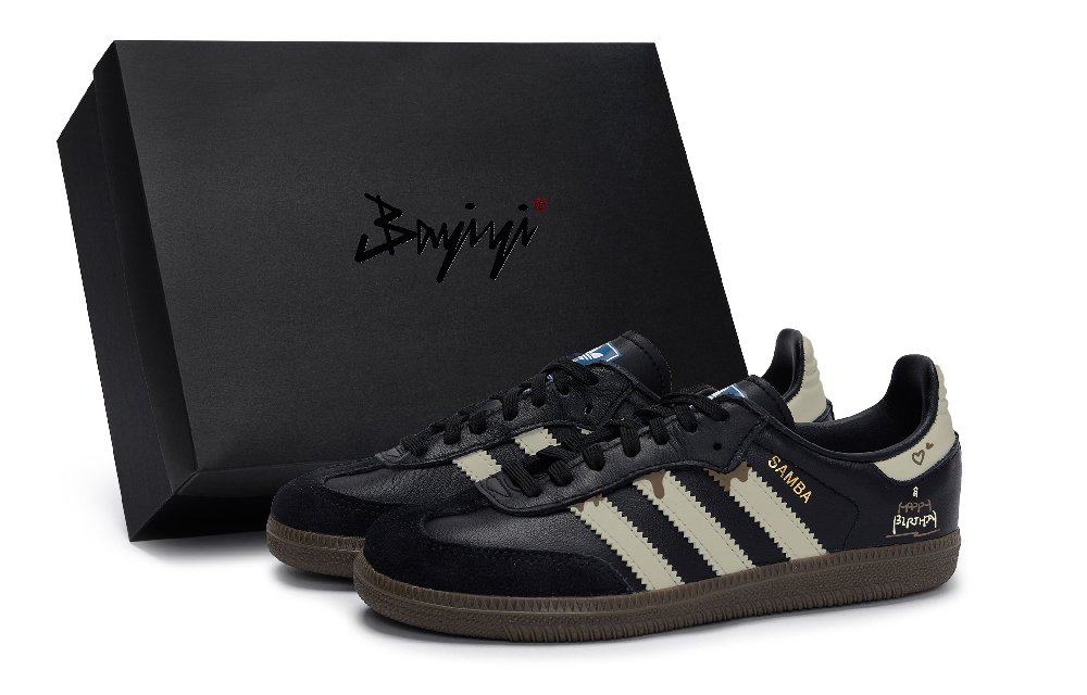 Adidas Originals SAMBA OG Skateboard Shoes Unisex Low-Top Black