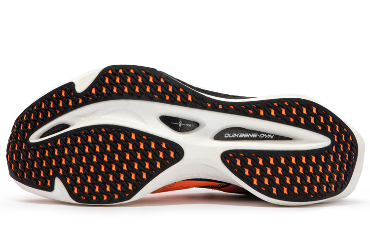 361° Fly Burn 3 Anti-Slip Wear-Resistant Breathable Lightweight Rebound Low-Top Running Shoes Unisex Neon Orange Blue