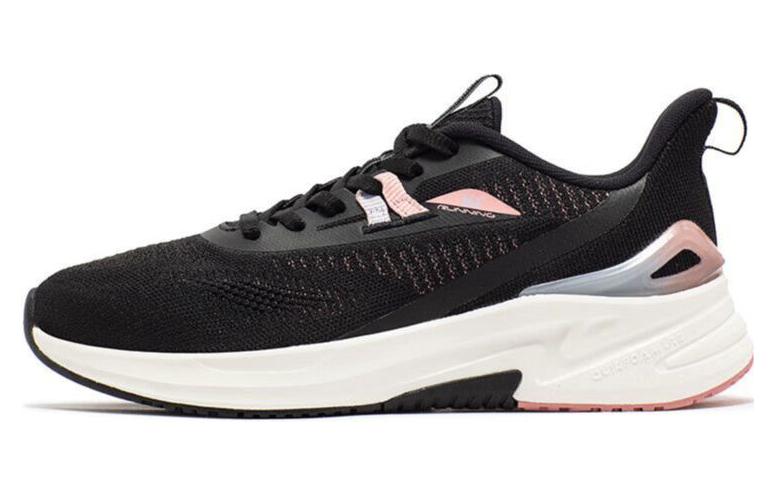 361° Cushioning Anti-Slip And Wear-Resistant Low-Top Running Shoes Women's Black Pink