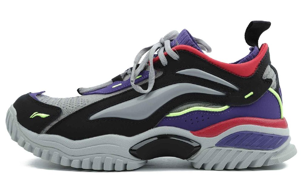 LiNing Aurora Skywalk Casual Shoes Men Low-Top Gray/Purple