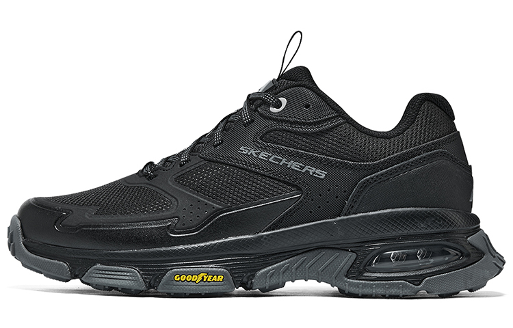 Skechers Cushioning Lightweight Low Top Casual Shoes Men's Black