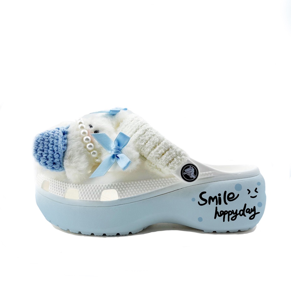 Crocs Classic Platform Clog Clogs Unisex Blue