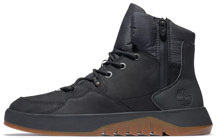 Timberland Supaway Side Zip Boots 'Black Nubuck'