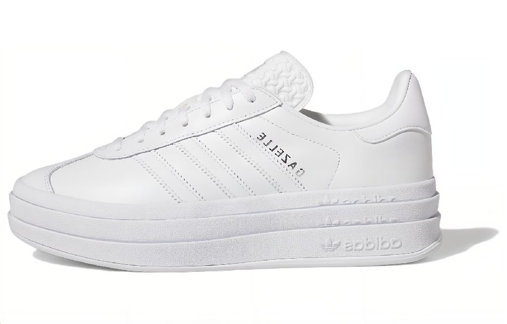 Adidas Gazelle Bold Triple White Women's