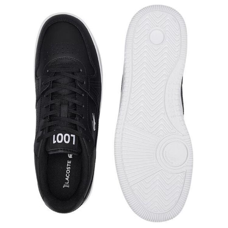 LACOSTE Slip-Resistant Low-Top Skateboard Shoes Men's Black