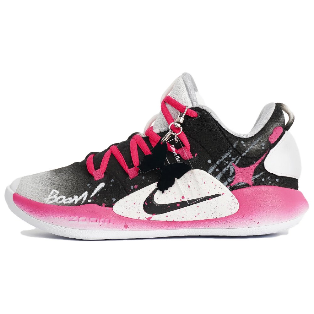 Nike Hyperdunk X Basketball Shoes Men Low-Top Black Pink