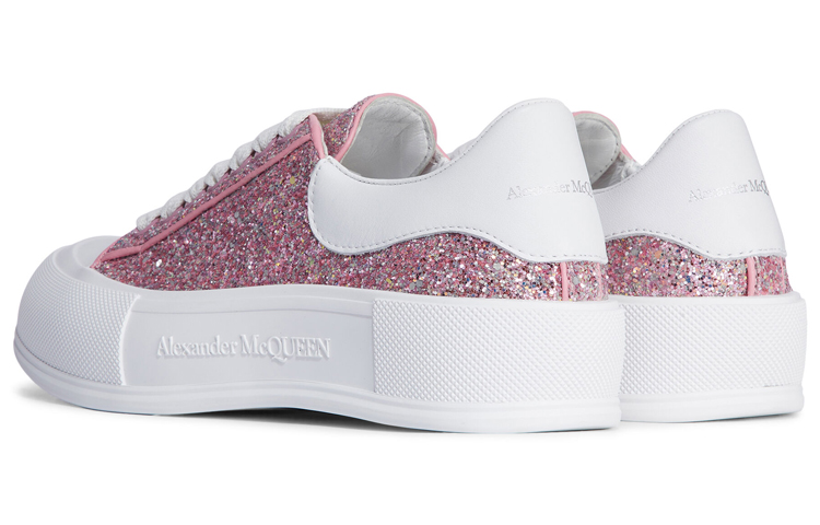 Alexander McQueen Glitter Deck Plimsoll 'Rose Pink' Women's купить в интернет-магазине Yoocart с быстрой доставкой по России.