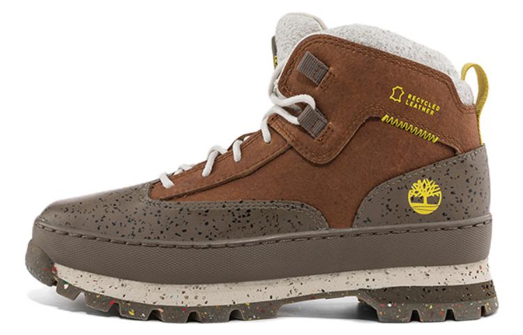 Timberland Abrasion Resistant Shock Absorbers Ankle Length Outdoor Boots Women's Brown