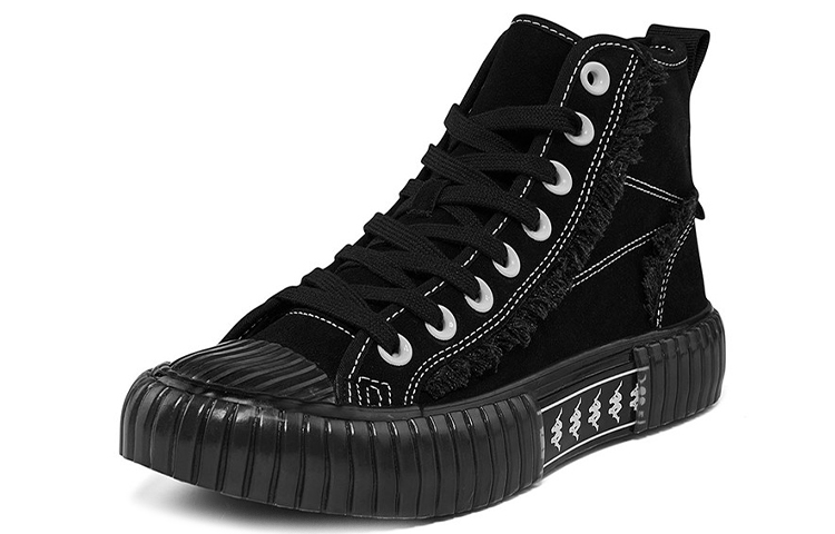 Kappa High Top Skateboard Shoes Unisex Black