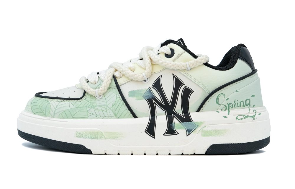 MLB Chunky Liner Low Top Skateboard Shoes Unisex Light Green