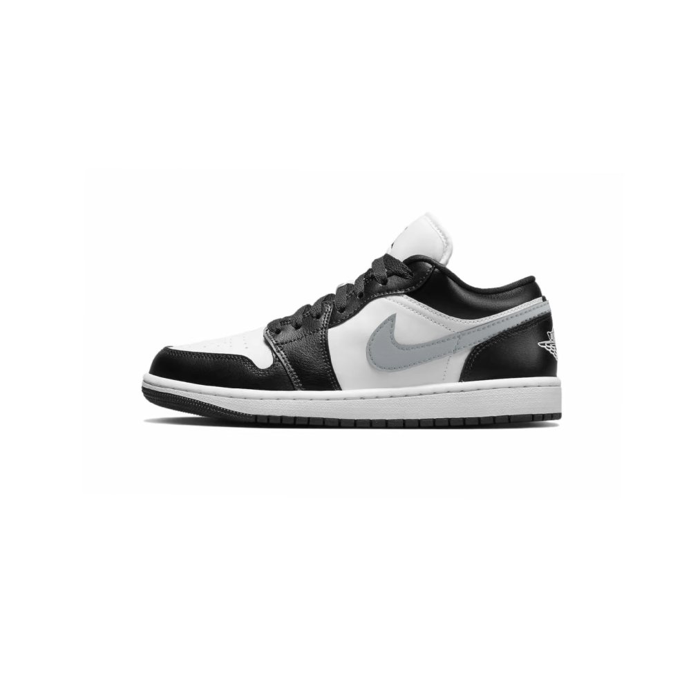 Jordan Air Jordan 1 Low Top Vintage Basketball Shoes Unisex Black Gray Color