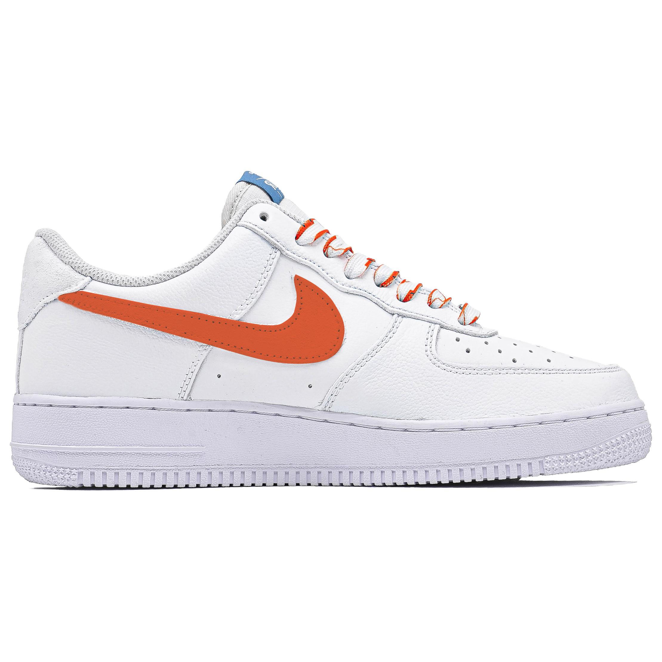 Nike Air Force 1 Abrasion Resistant Low Top Skateboard Shoes Unisex White